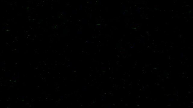 Dynamic transition from white noise to total blackout in modern digital display