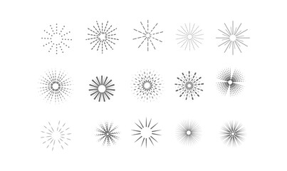 Obraz premium halftone dotted circle set vector illustration, halftone dotted circle set vector design, round halftone shapes, geometric tone pattern vector illustration, snow, snowflake, pattern, vector, 