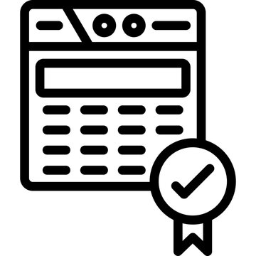 new line icon design