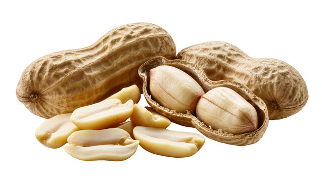 Peanuts in shells and shelled kernels