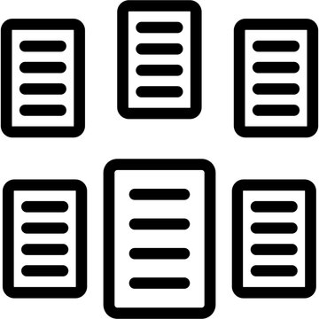 new line icon design