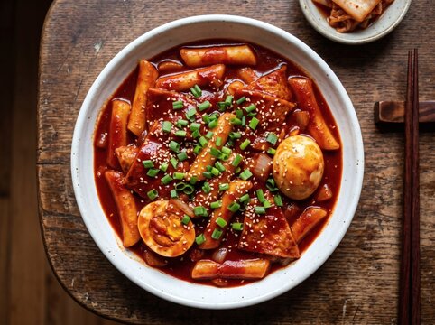 매콤달콤한 소스가 꾸덕한 길거리 떡볶이