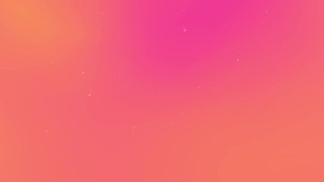 Abstract fluid pink and orange gradient background with subtle dust particles. Smooth blurry liquid motion loop with vibrant warm coral colors, perfect for modern creative designs.