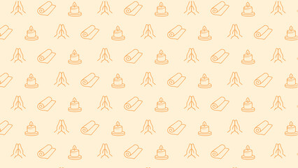 Fototapeta premium Healing doodle vector pattern 