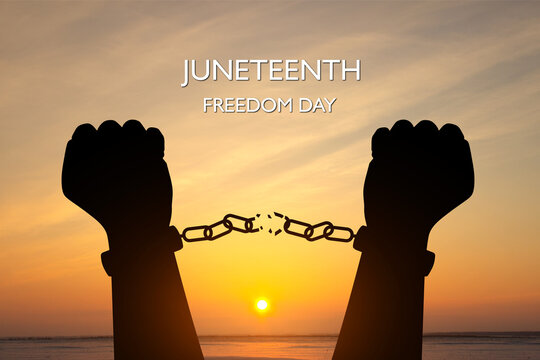 Juneteenth Fredom Day. Juneteenth is a federal holiday in the United States commemorating the emancipation of enslaved African-Americans