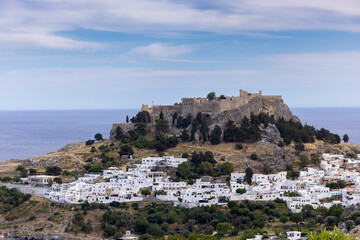Obraz premium Near Lindos on Rhodos Island, Greece