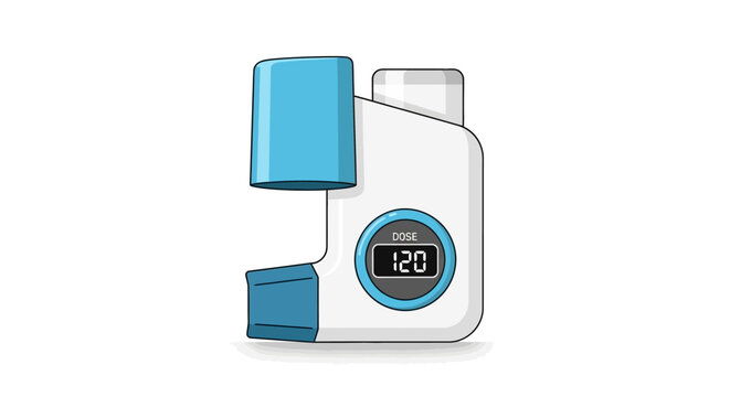 Digital asthma inhaler device.