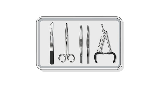 Surgical medical instrument set.