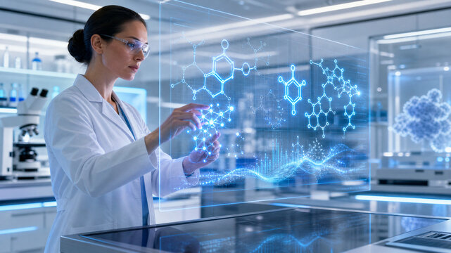 Precision Medicine Scientist Using Quantum Computing Interface for Drug Discovery