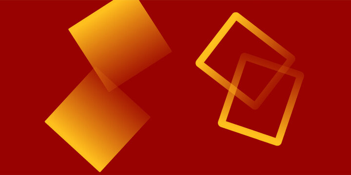 Latar belakang merah abstrak geometris. Ilustrasi vektor