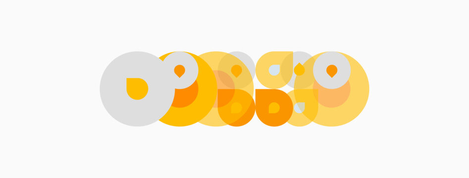 Logo displays OPPO text using overlapping circular shapes. Colors range from pale yellow to bright orange. Minimalist design.