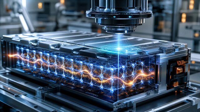 Quantum Sensor Analyzing Internal Atomic Structure of EV Battery for Efficiency