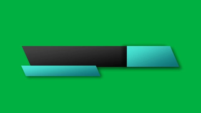 Modern Breaking News Lower Third Graphic Template for Broadcast Video Production.