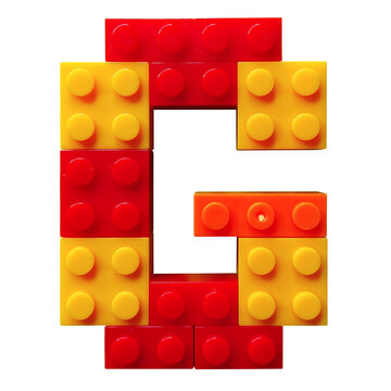 plastic toy blocks letter g