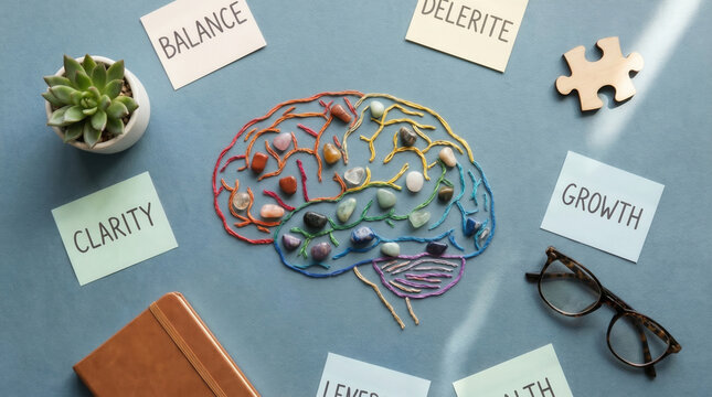 Mindful selfcare routine supporting emotional wellness and personal growth