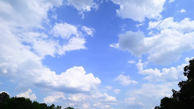 Spring Storm Approaches North Carolina Piedmont in Timelapse