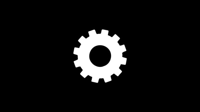 Metal Wall Made of Turning Gears Seamless. Rotating gears looped video. Industrial sign icon.
Engine gears wheels rotating animation
