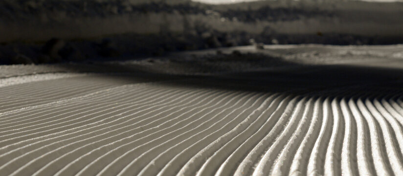 groomed_snow_corduroy_texture_closeup