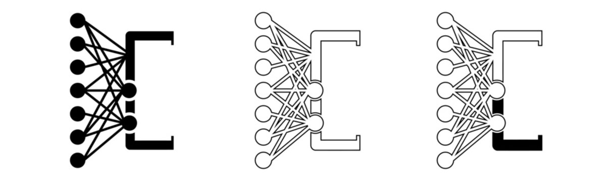 Artificial neural network diagrams deep learning architecture visualizations for machine learning concepts and technology