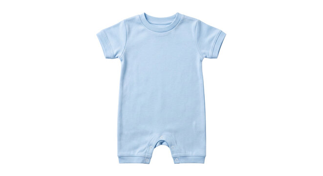 Light blue baby bodysuit mockup