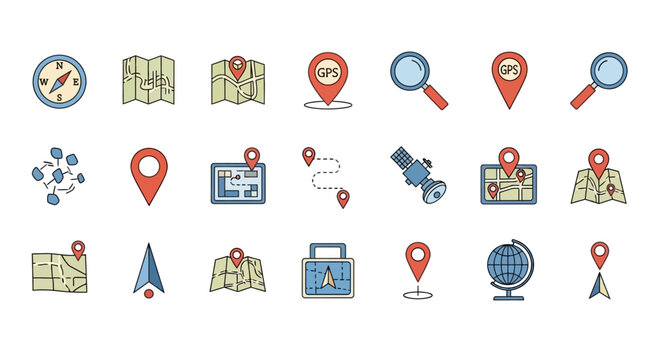 Navigation Icons Set