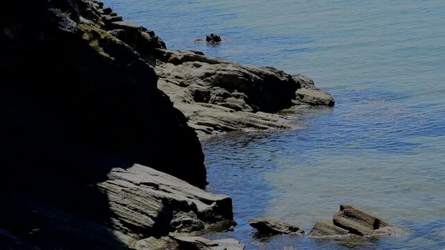 the south west devon coast coast path the south hams devon england uk