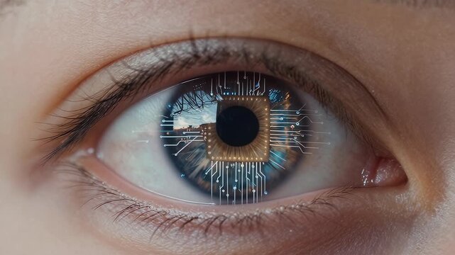 A Futuristic Vision with a Cybernetic Eye Enhancing Human Perception