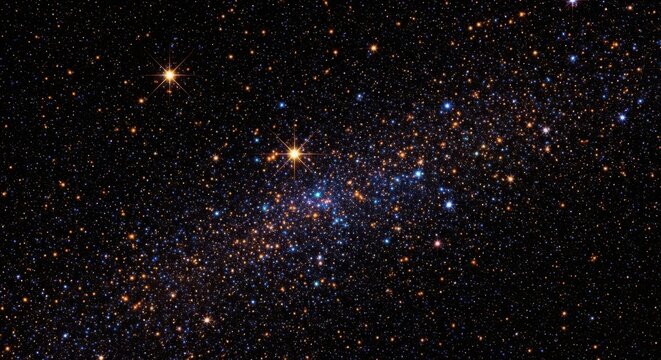 Starfield, galaxy, night sky, astronomy, cosmos, space