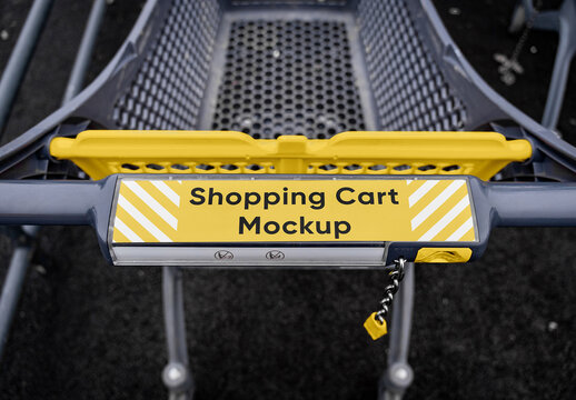 Shopping Cart Label Mockup
