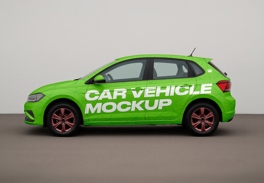 Hatchback Car Mockup