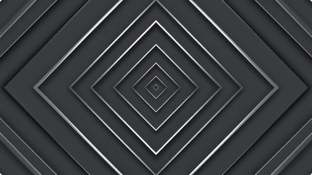 hypnotic 3d optical illusion animation with rotating geometric shapes