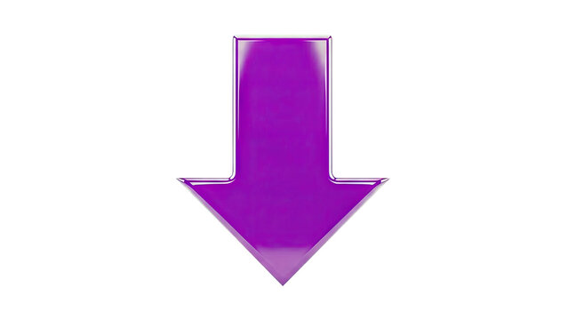 Purple Down Arrow