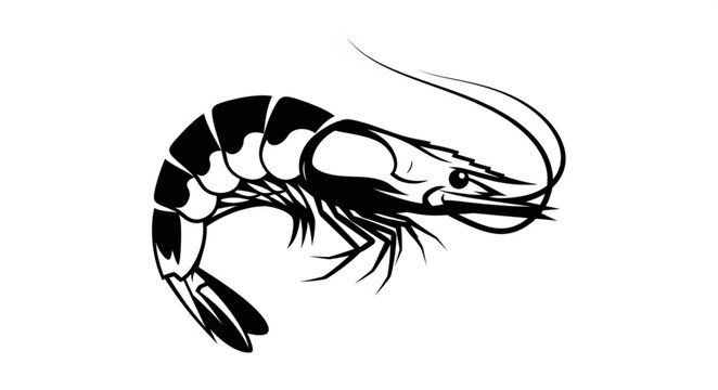 shrimp vector illustration