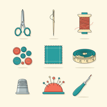 Single hand drawn grey button icon on a minimalist cream background