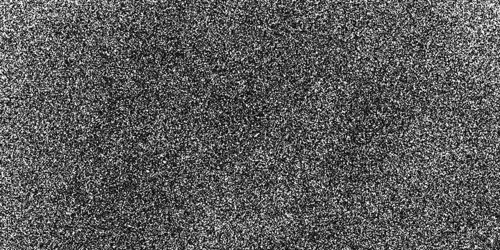 Black and White Noise Texture &ndash; Grainy Abstract TV Static Distressed Background Backdrop
