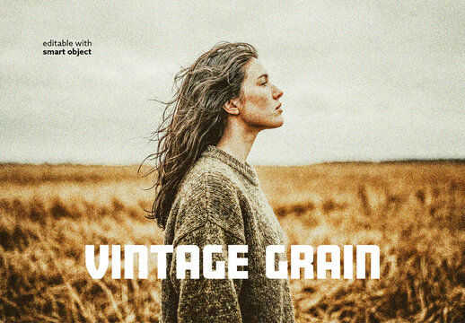 Vintage Grain Photo Effect