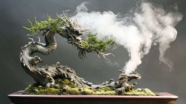 chinese dragon statue