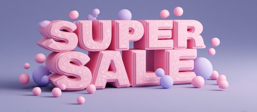 Super Sale Promotion Announcement.