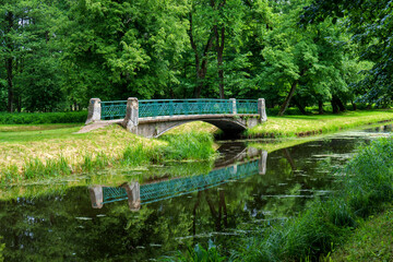 Park przy letniej rezydencji J. K. Branickiego w Choroszczy, Podlasie, Polska © podlaski49