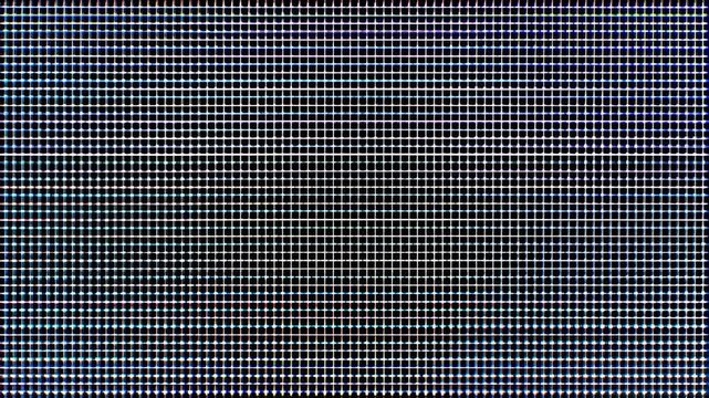 Dynamic light pulses emanating from led panels with futuristic patterns