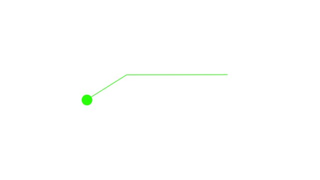 HUD call out rectangle text box animation. Animated hitch style tech HUD. With dot blink animation on transparent background.