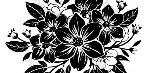 Elegant seamless pattern with hand drawn decorative cherry blossom flowers, design elements. Floral pattern for wedding invitations, greeting cards, scrapbooking, print, gift wrap, manufacturing. © khoimuddin