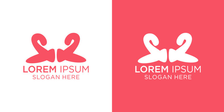 HORN AND DINAMIST logo design, Modern logo design with abstract symbol and lorem ipsum text