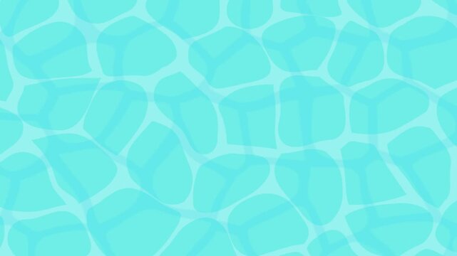 ループする海やプール風の水面アニメーション背景 横長 16:9