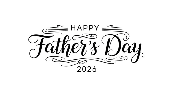 Father's Day Greeting Card Illustration
