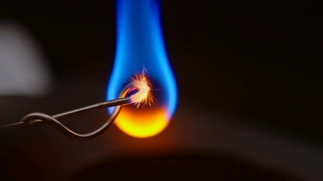 Intense flame ignition: wire heating and spark reaction in slow motion