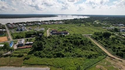 Fototapeta premium Pusa, Malaysia – May 27, 2026: The Landmark Buildings and Tourist Attractions of the Pusa Town