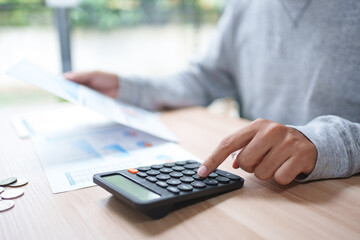 Finance Accounting Calculation For Billing Saving Money Investment And Budget Planning © Faceless