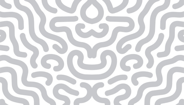 Abstract organic shape wavy line graphic element pattern background