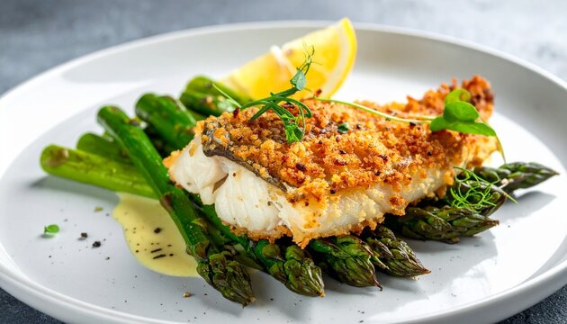 Gebratener Zander mit Spargel